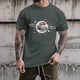 thumbnail image 2 of Camiseta de manga corta con estampado de planeta espacial para hombre, informal, a la moda, con cuello redondo Pompotops  oipoqjl33845, 2 of 6