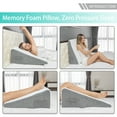 thumbnail image 6 of TEDresco Wedge Pillow for Sleep Apnea & Acid Reflux Relief | Stylish and Chic Jacquard Pillowcase | Bed Wedge Pillow for Heartburn, 6 of 6