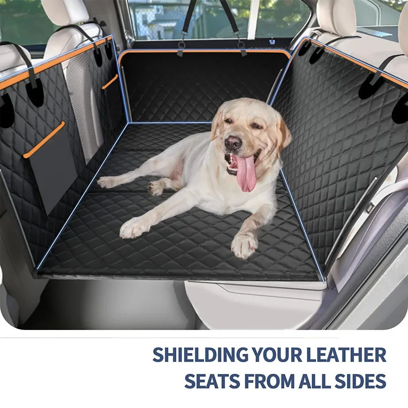 2023 New Design Large Pet Back Seat Extender Car Backseat Protector Hammock Dog Car Seat Cover Hard Bottom for Travel Walmart