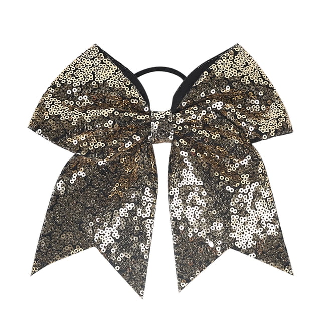 1 Pce Chouchous Cheveux Dégradé Paillettes Nœud Papillon Cordes Décorations pour Filles