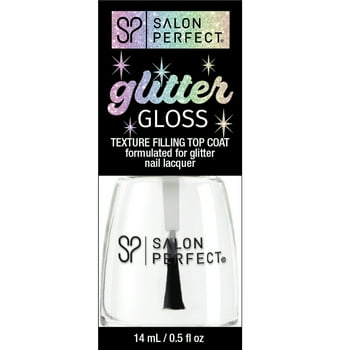 Salon Perfect Nail Lacquer, 626 Glitter Gloss Top Coat, 0.5oz