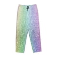 thumbnail image 4 of Balery Beautiful Glitter print Women's Pajama Pants,Ultra Lightweight Pjs,Lounge Pant-XX-Large, 4 of 9