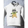 thumbnail image 3 of Raccoon With Clothes Hoodie Toddler -Image by Shutterstock,  4 Toddler, 3 of 4