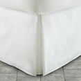 thumbnail image 2 of The Great American Store Bedding Easy on/Easy off 18-Inch Extra Drop Length 1800 Series Double Brushed 100% Microfiber Pleated Bed Skirt - Twin XL (Solid, White), 2 of 3