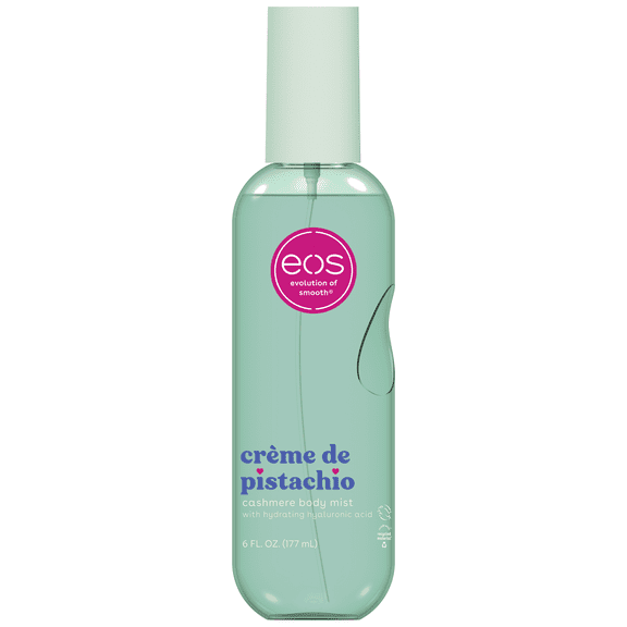 eos Cashmere Body Mist for Women, Crème de Pistachio, Pistachio Body Spray, 6 fl oz