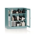 thumbnail image 4 of 100% Solid Wood 32" Bathroom Cabinet with Frosted Glass Doors and Adjustable Shelves, 4 of 5