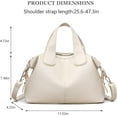 thumbnail image 4 of Sunyuer Crossbody Bags for Women Vegan Leather Top Handle Bag Trendy Handbags with Adjustable Strap, 4 of 7
