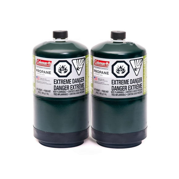 Coleman Propane Camping Gas Cylinder 2-Pack