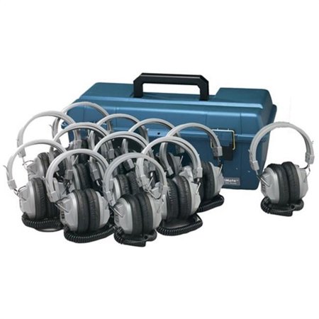 UPC: 0681181320387 | Hamilton Electronics LCP – 12 – SC7V Lab Pack- 12 SC7V Deluxe Headphones in a Carry Case