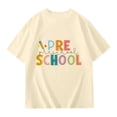 thumbnail image 5 of Miaoju Baby Girl Tops Round Neck Graphic T-Shirts Short Sleeve T Shirts Cute Vacation Tops Girls Summer Tops T-Shirts, 5 of 6