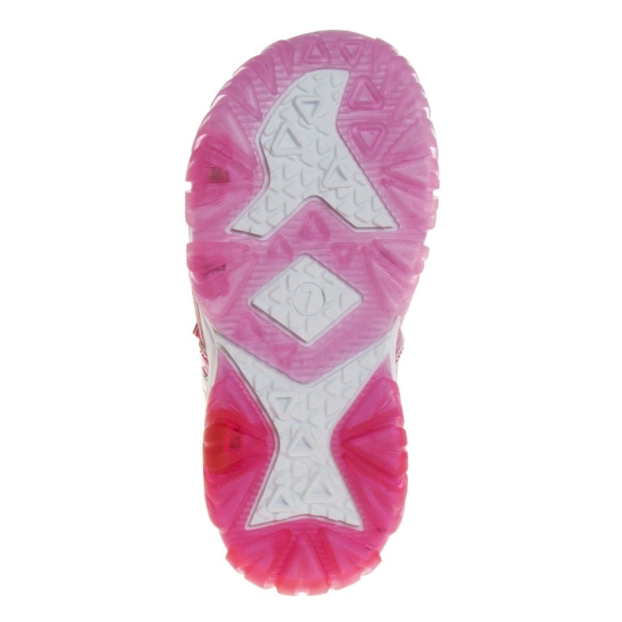 Disney Minnie Mouse Light Up Toddler Girls Sport Sandals, Pink, 8