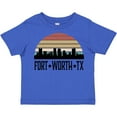 thumbnail image 3 of Inktastic Fort Worth Texas Skyline Retro Boys or Girls Toddler T-Shirt, 3 of 5