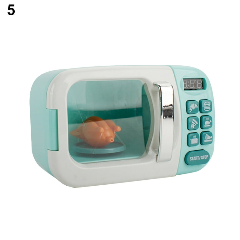 Kids Mini Size Household Appliances Kitchen Toys Children Pretend Play  Kitchen Accessories Toy Simulation Washing Machine Bread Maker Microwave  Oven