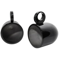 2 8” Black Wakeboard Tower Enclosure Pods For Wet Sounds XS-808 Marine Speakers