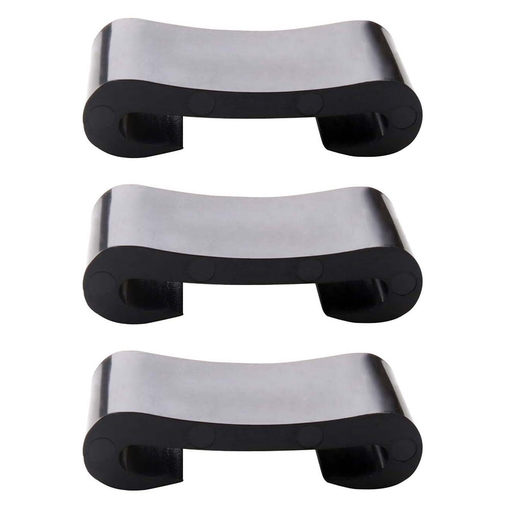 Set De 3 Paires De Mailloches Pour Tambour à Langue - Caoutchouc Noir, Longueur 17.2 Cm, Pour Xylophone, Marimba, Pratique Musicale