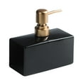 thumbnail image 2 of Abbracc 400ml Ceramic Soap Dispenser Hand Pump Black, 2 of 8