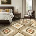 thumbnail image 2 of KoshiMe 9'x12' Area Rugs for Living Room, Machine Washable Rugs Non-Slip, Low Pile Soft Print Pattern Western Rug for Bedroom, Dining Room, Office, Camel, 2 of 9