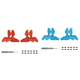 thumbnail image 1 of Accesorios Repuesto Hélice 2016S Ventiladores Ligera para DJI Neo () Roja, 1 of 6