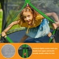 thumbnail image 3 of KOFUN 1000LBS 10FT Trampoline for Kids and Adults Outdoor Backyard Trampoline with Safety Enclosure Net, Removable Basketball Hoop, Ladder, Light, 2 Balls, Green, 3 of 7
