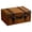 Yellow, variant on Tibvox Handcraft Sturdy Wood Suitcases Styles Box Convenient for Home Decoration