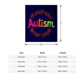 thumbnail image 3 of Durable Soft & Warm Flannel Blanket - Cozy Design with Colorful ' ' Letters Perfect for Sofa Travel Bed & Chair, 3 of 5