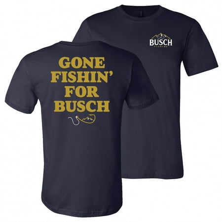 Busch Gone Fishing T-Shirt-Small 