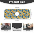 thumbnail image 2 of Sikiie Ocean Wave Sunflower Splash Guard for Sink Faucet-1 PC Super Absorbent Fast Drying Mat Sink Gadgets-Splash Guard for Kitchen, Sink Mat, 2 of 7