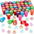 thumbnail image 3 of 6/24pcs Unicorn Assorted Stamps Kids Self-Ink Stamps Children Party Favor Treasure Box Prize Classroom Easter Egg Stuffers Toys, 3 of 9