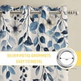thumbnail image 6 of Blue Coastal Starfish Kitchen Curtains Window Panels, Beach Nautical Shell Eucalyptus Rustic Insulated Window Treatment Curtain, Grommet Curtains for Bedroom/Living Room/Bathroom, 2 Piece 52"Wx45"L, 6 of 8