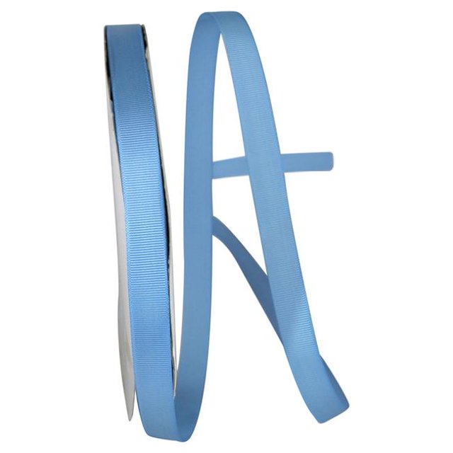 Reliant Ribbon 4900-354-03C 0.625 in. 100 Yards Grosgrain Style Ribbon, French Blue