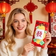 thumbnail image 3 of Yunuuuoa Lucky Money Red Envelope Hong Bao for Chinese New Year 2026, Spring Festival Gift Set, Traditional Blessing Red Pockets for Lunar Year Celebrations, Party Supplies and Cash Gifts, 3 of 7