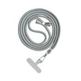 thumbnail image 1 of Cordón para teléfono, correa de seguridad para teléfono, bandolera antipérdida, correa de seguridad universal Gris claro, 1 of 9