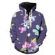 thumbnail image 1 of Sudadera con capucha y cremallera para hombre, diseño de mariposa de dibujos animados, estilo Harajuku, informal, de gran tamaño, genial, gran oferta 2024, divertida, de manga larga, estilo hip hop, p, 1 of 6