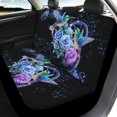 thumbnail image 3 of Xoenoiee Hummingbird Flower Design Seat Covers for Cars, Auto Seat Covers Full Set Front and Rear Split Bench Seat Protector Car Interior Accessories Universal Fit, 3 of 6
