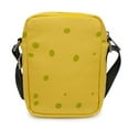 thumbnail image 3 of Nickelodeon Bag, Crossbody, SpongeBob SquarePants, Biting Lip Expression, Yellow, Vegan Leather, 3 of 6