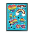 thumbnail image 2 of Stupell Industries LGBTQ Be You Pride Rainbows Holiday Painting Gray Framed Art Print Wall Art, 2 of 5