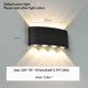 thumbnail image 5 of Toystoory Luz de pared portátil elegante reemplazo LED impermeable interior exterior hogar Hotel pasillo jardín lámpara de pasillo herramienta de Iluminación y accesorios Blanco 6000K Toystoory HA070947-02B, 5 of 6