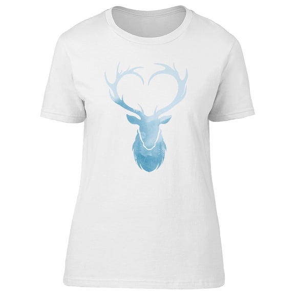 Beautiful Deer & Forest Tee Men's -Image by Shutterstock