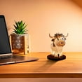 thumbnail image 4 of Cow Table Lamp Farmhouse Cow Night Light, Cute Animal Table Lamp, Animal Night Light with USB A+C Ports Resin Cow Bedside, Cow Shape Nightstand Lamps for Bedroom, Office, Home, 4 of 7