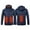 Navy, variant on Vetement Femme ete 2025 Heating Vest Usb 4 Piece Male And Female Charging HeatingHeated Coat Heating Heated Coat Womens Summer Tunics Tech Sleeve Tops for Leggings Short Sleeve Spandex Tee Solid XXL