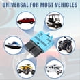 thumbnail image 2 of Unique Bargains 1Pcs 15A Circuit Breaker Blade Style Fuse Manual Resettable for Car 28V Blue, 2 of 6