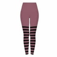 thumbnail image 2 of Neewe Women's Halloween Striped High Waisted Leggings for Women-Soft Athletic Tummy Control Pants for Running Yoga Workout Reg & Plus Size, 2 of 9