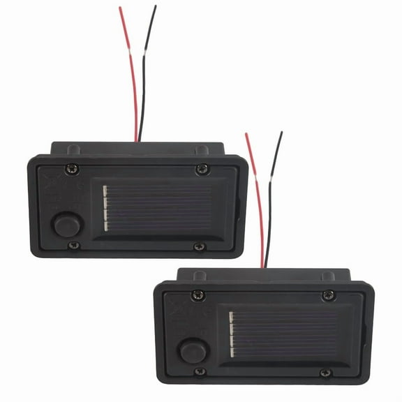 2Pcs Battery Box, Solar Lantern Light Replacement Parts Top for Outdoor Hanging Lanterns Container Home Solar Lamp