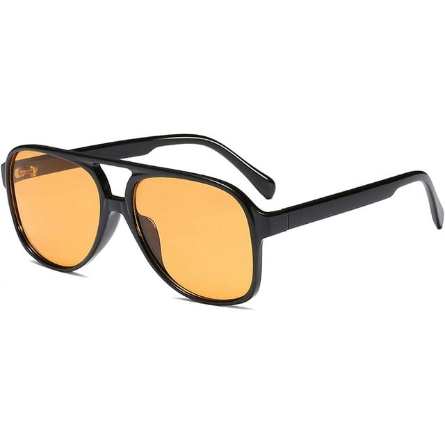 Gafas de sol clásicas de aviador vintage para mujeres y hombres, gafas de sol retro de los años 70 con montura grande Zhivalor WMPH-877-3