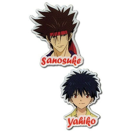 Pin Set - Rurouni Kenshin - Sanosuke & Yahiko (Set of 2) New Toys Anime