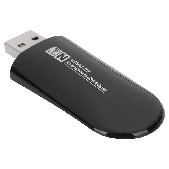 NFTIGB Wireless Network Card USB 2.0 WiFi Receiver Desktop Computer Adapter up to 300Mbps High Speed Internet Connection with 5dBi Smart Dual Antenna for Windows and Android Devices 5.12 inches L