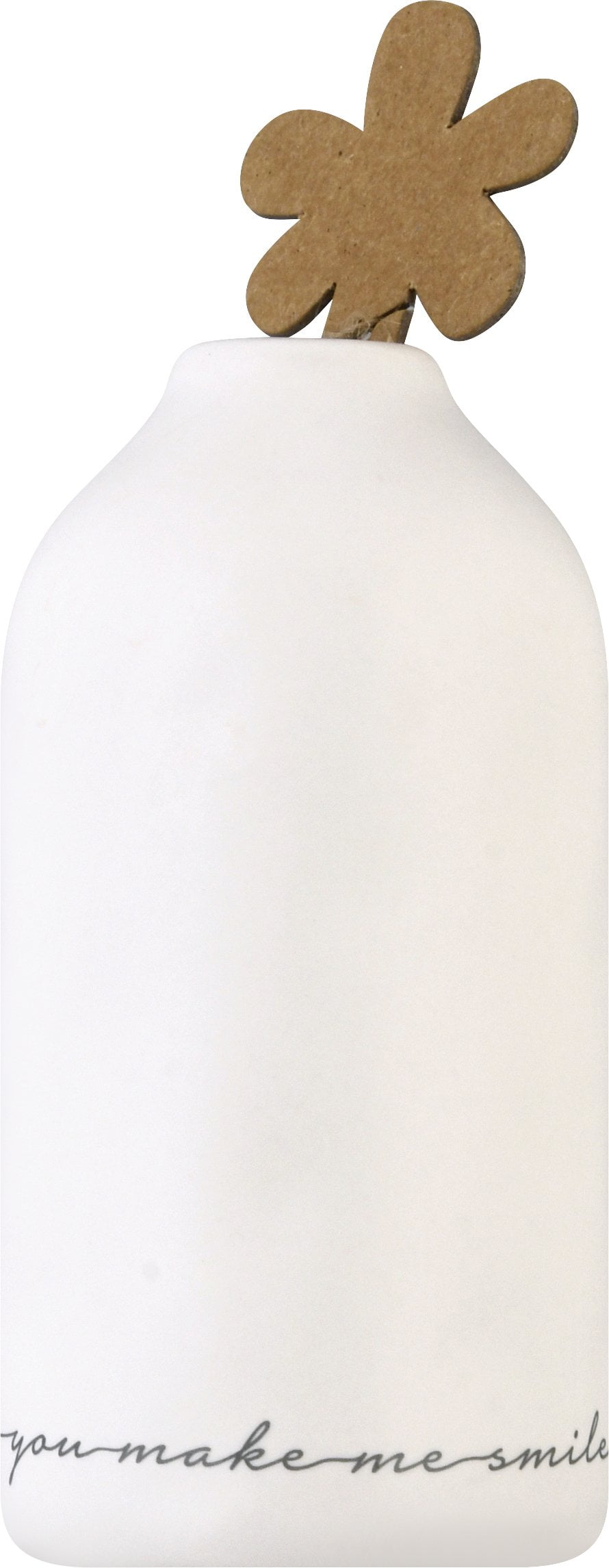 DEMDACO You are Kind Matte White 4 x 4 Ceramic Stoneware Just Because Small Vase DEMDACO You are Kind Matte White 4 x 4 Ceramic Stoneware Just Because Small Vase