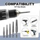 thumbnail image 4 of Screw Extractor Set,10 Pcs Screw Extractor,1/4inch Hex Shank Broken Screw Extractor,Screw Remover & Extractor Bit Set, 4 of 5