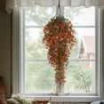 thumbnail image 2 of Realistic Artificial Hanging Vines - Plastic Greenery Garland for Wall, Garden, Wedding, Bar Decor, Easy Maintenance Indoor Outdoor, 1Pcs (Brown), 2 of 6