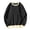 Black, variant on Tanghaowl Women Sweatshirt Daily Home Outdoor Workout Long Sleeve O Neck T Shirt Top Solid Sweatshirt Streetwear with Soft Fabric Blue S